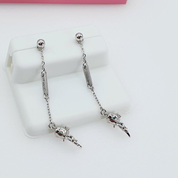 "925 Sterling Silver Cubic Zirconia Earrings, U19254684 - Picture 9 of 11